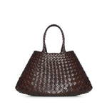 Borsa Santa Croce small in pelle 8893 DK BROWN DRAGON DIFFUSION 