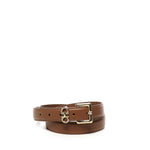 Cintura fissa con doppio Gancini 230346 780417003 FERRAGAMO 