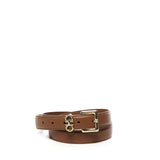 Cintura fissa con doppio Gancini 230346 780417003 FERRAGAMO 
