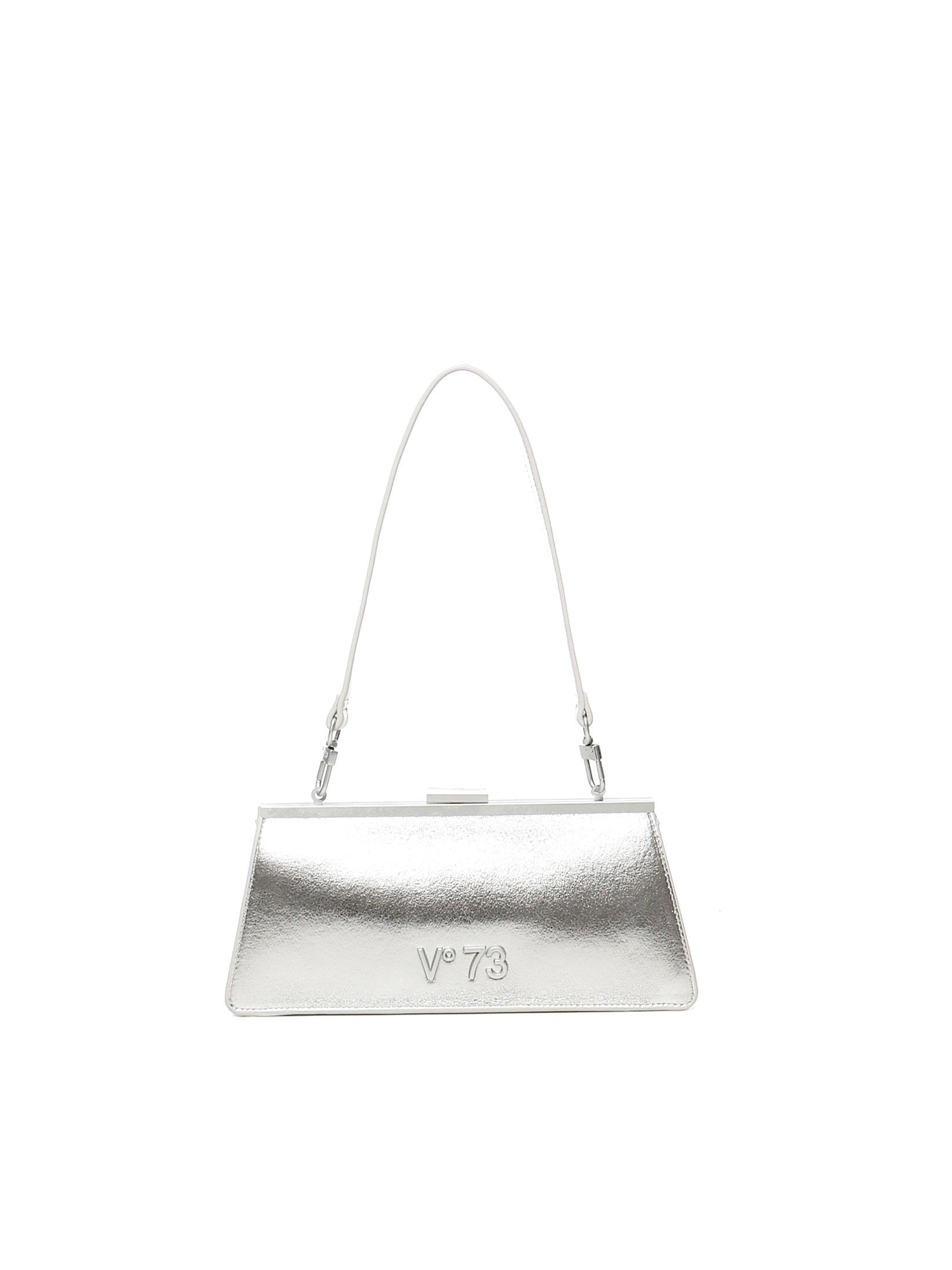 Clutch Crow Sports metallizzata 73BS7Q302 CROWARGENTO V° 73 
