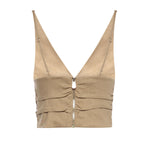 Top Rubye in lino 106567 A34ID41 PINKO 