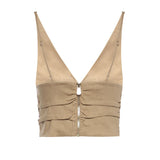 Top Rubye in lino 106567 A34ID41 PINKO 