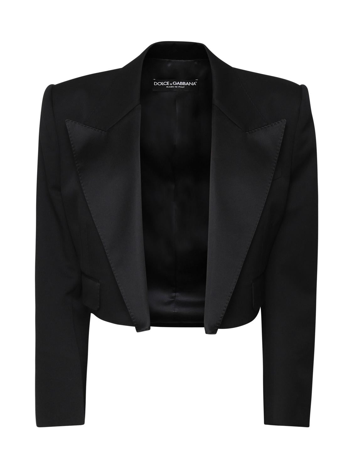 Giacca strutturata crop F26X5T FU28JN0000 DOLCE & GABBANA 