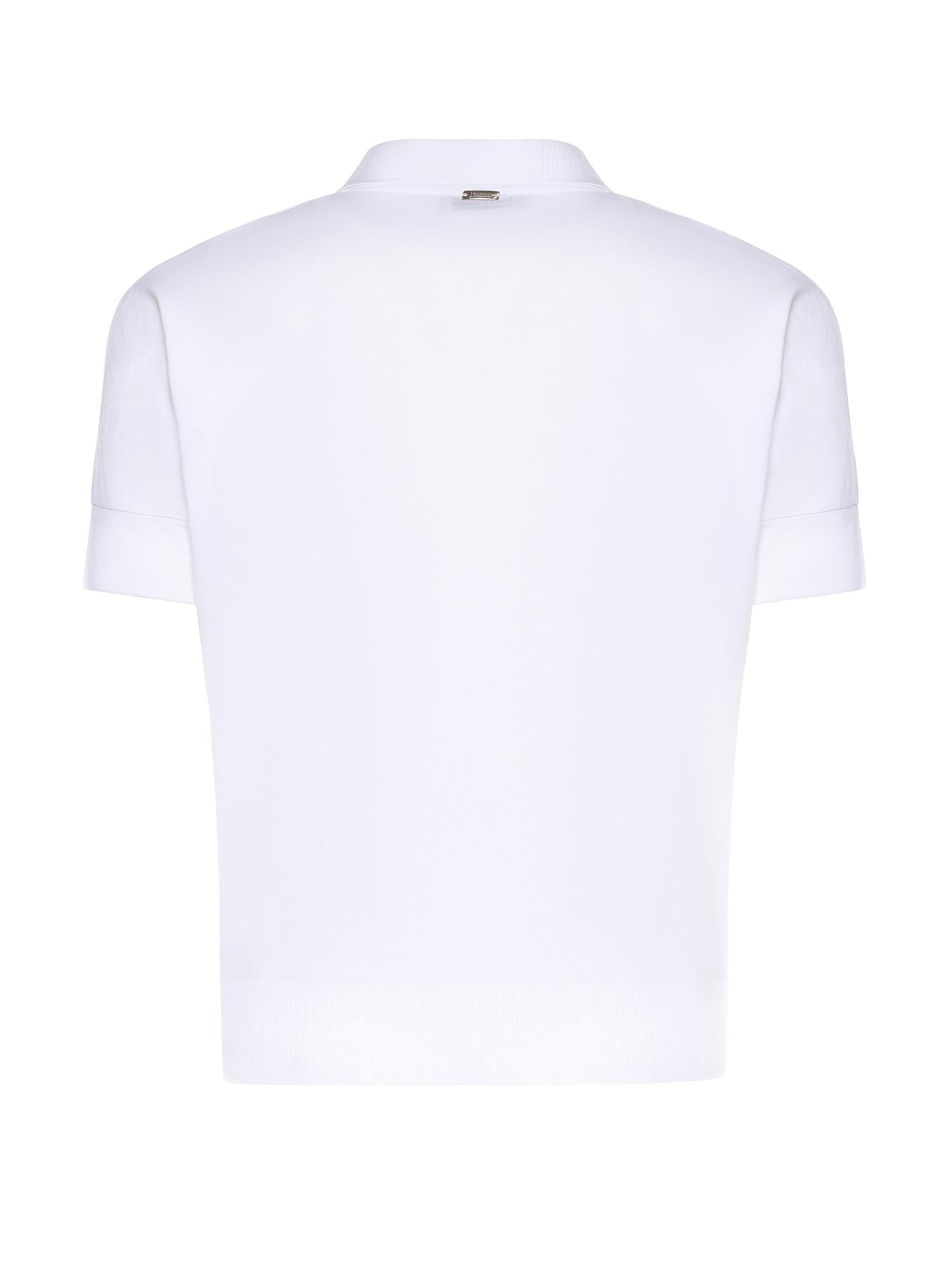 Polo in glam knit effect JPL00113D 520561000 HERNO 