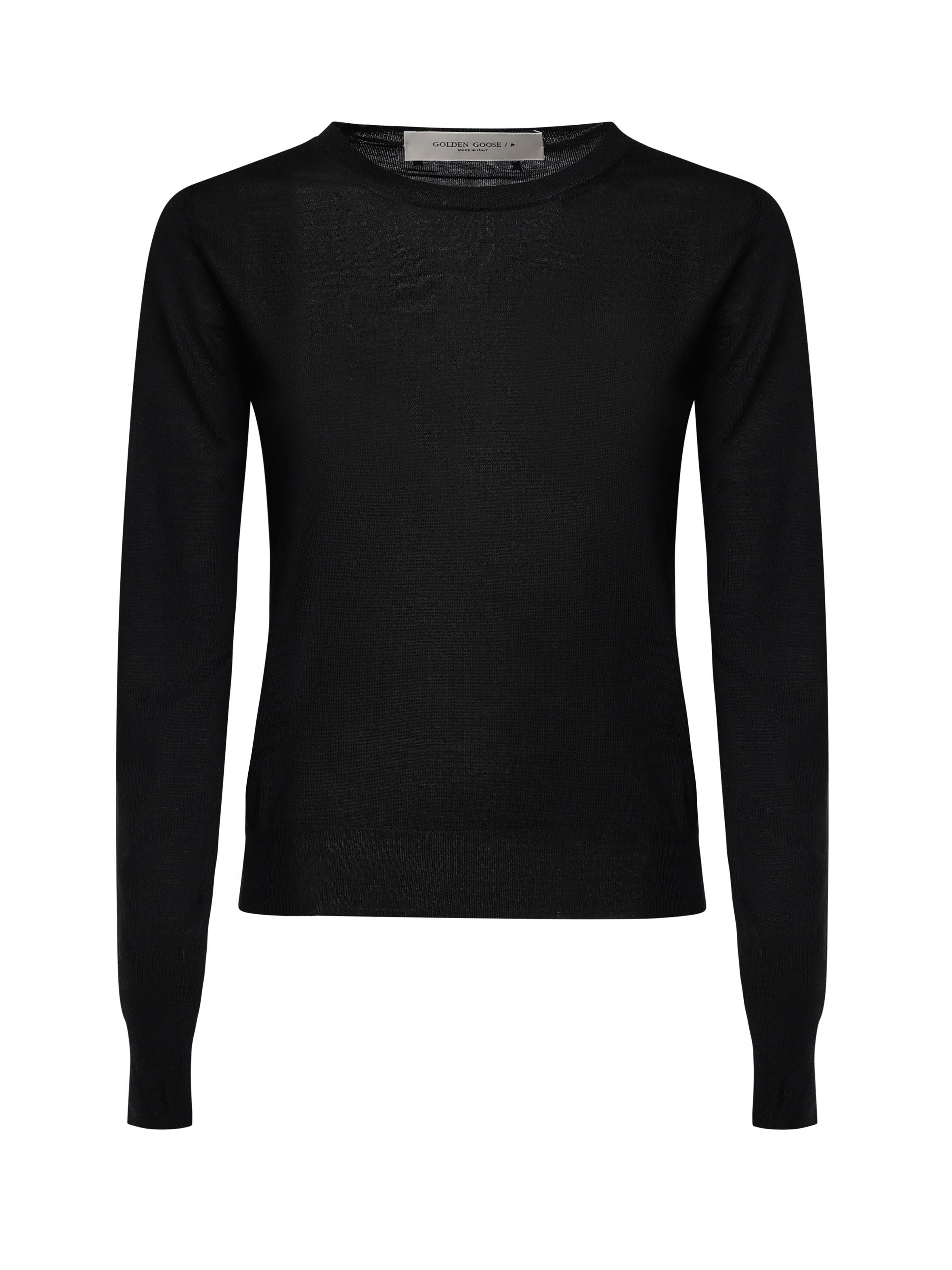 Maglione con effetto vissuto GWP00952 P00066590100 GOLDEN GOOSE 