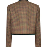 Giacca cropped in lana pied de poule 8B3CE5C0 A0KD8Q VALENTINO GARAVANI 