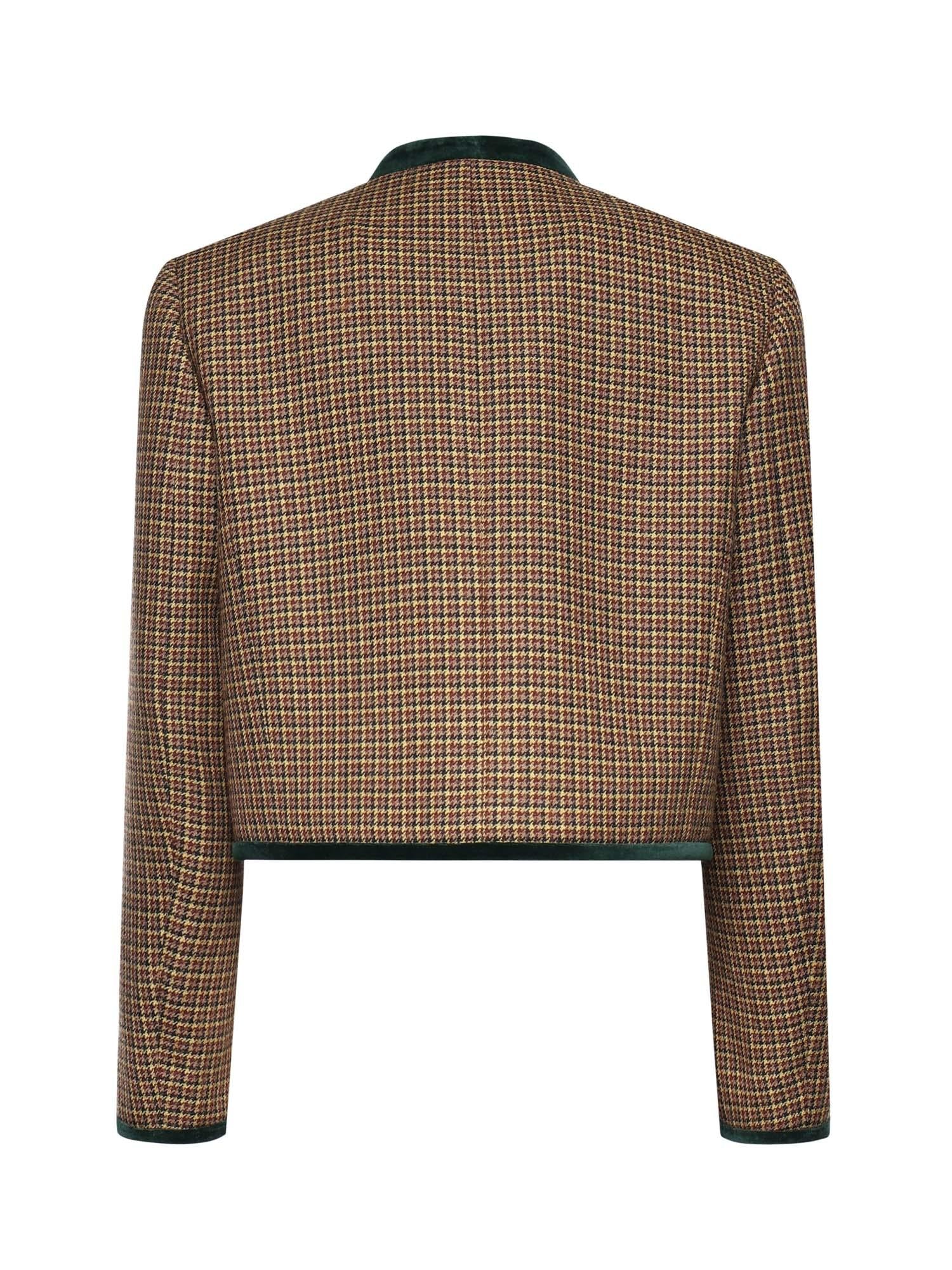 Giacca cropped in lana pied de poule 8B3CE5C0 A0KD8Q VALENTINO GARAVANI 
