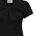 T-shirt cut-out COPJS158F5012 BLACK COPERNI 