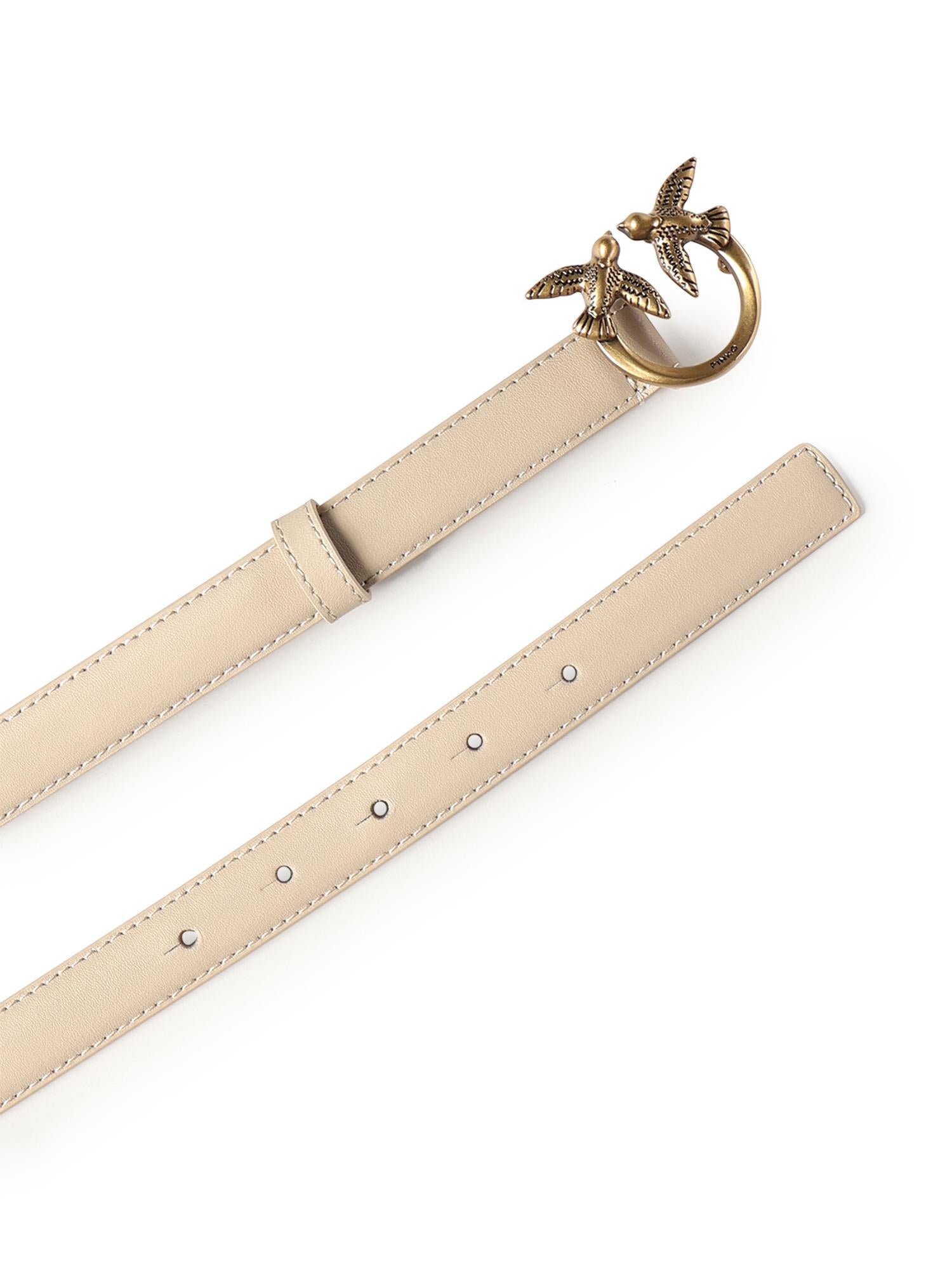 Cintura sottile Love Birds in pelle 100143 A0F1C50Q PINKO 