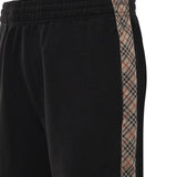 Pantaloni da jogging in cotone con finiture Check 8130399 A1189 BURBERRY 