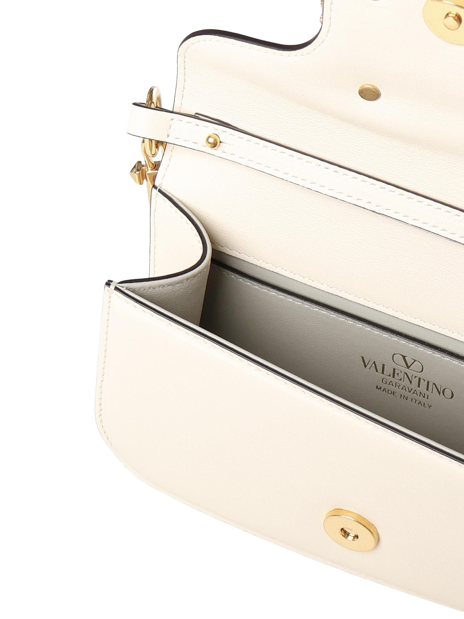 Borsa piccola a spalla Locò in vitello con logo gioiello 7W2B0K53 CXADYH VALENTINO GARAVANI 