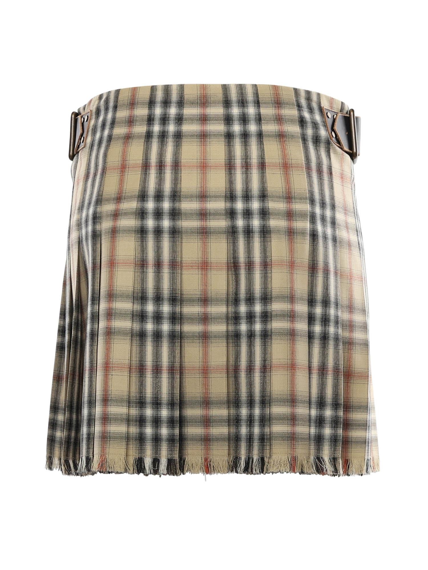 Mini kilt in lana Check 8118152 B9368 BURBERRY 