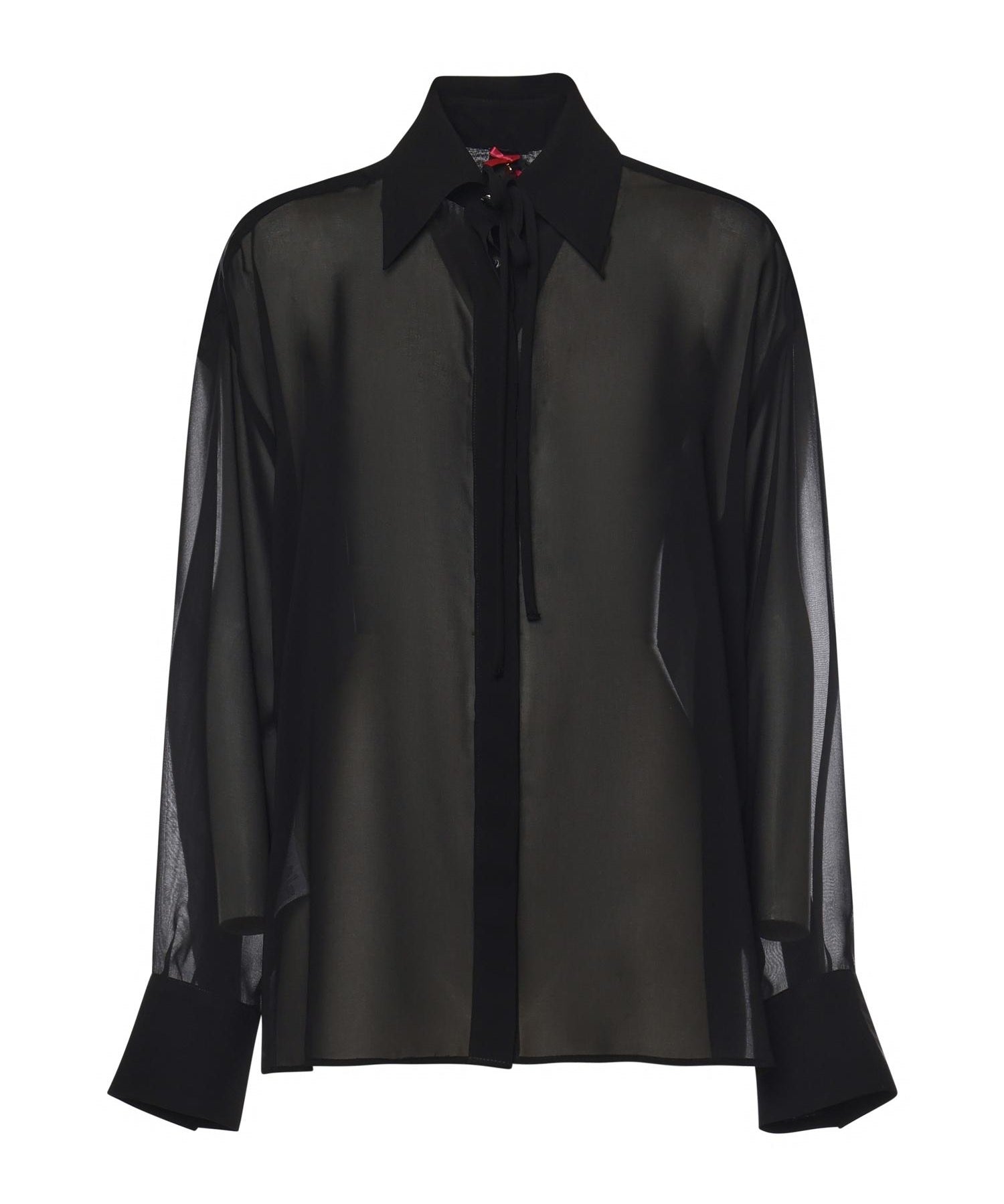 Camicia in chiffon 106393 A35SZ99 PINKO 