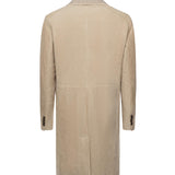 Cappotto in pelle scamosciata L75CAPL01PEL0L002 02 ELEVENTY 