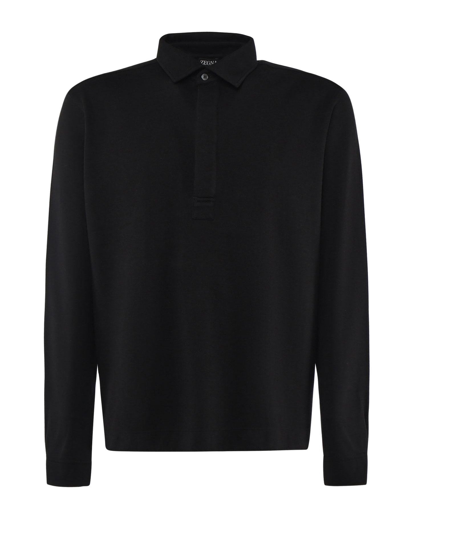 Maglia polo a maniche lunghe UE367A8 E728K09 ZEGNA 