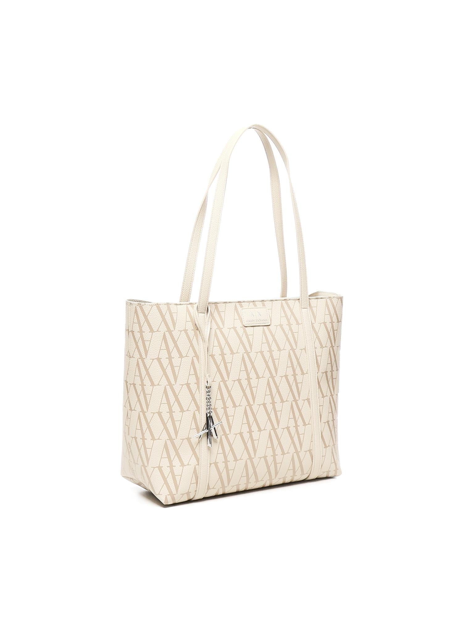 Tote Bag logo all-over XW001199 AF15325F8035 ARMANI EXCHANGE 