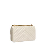 Borsa piccola a tracolla Love Bag One Chevron 100074 A0GKZ14Q PINKO 