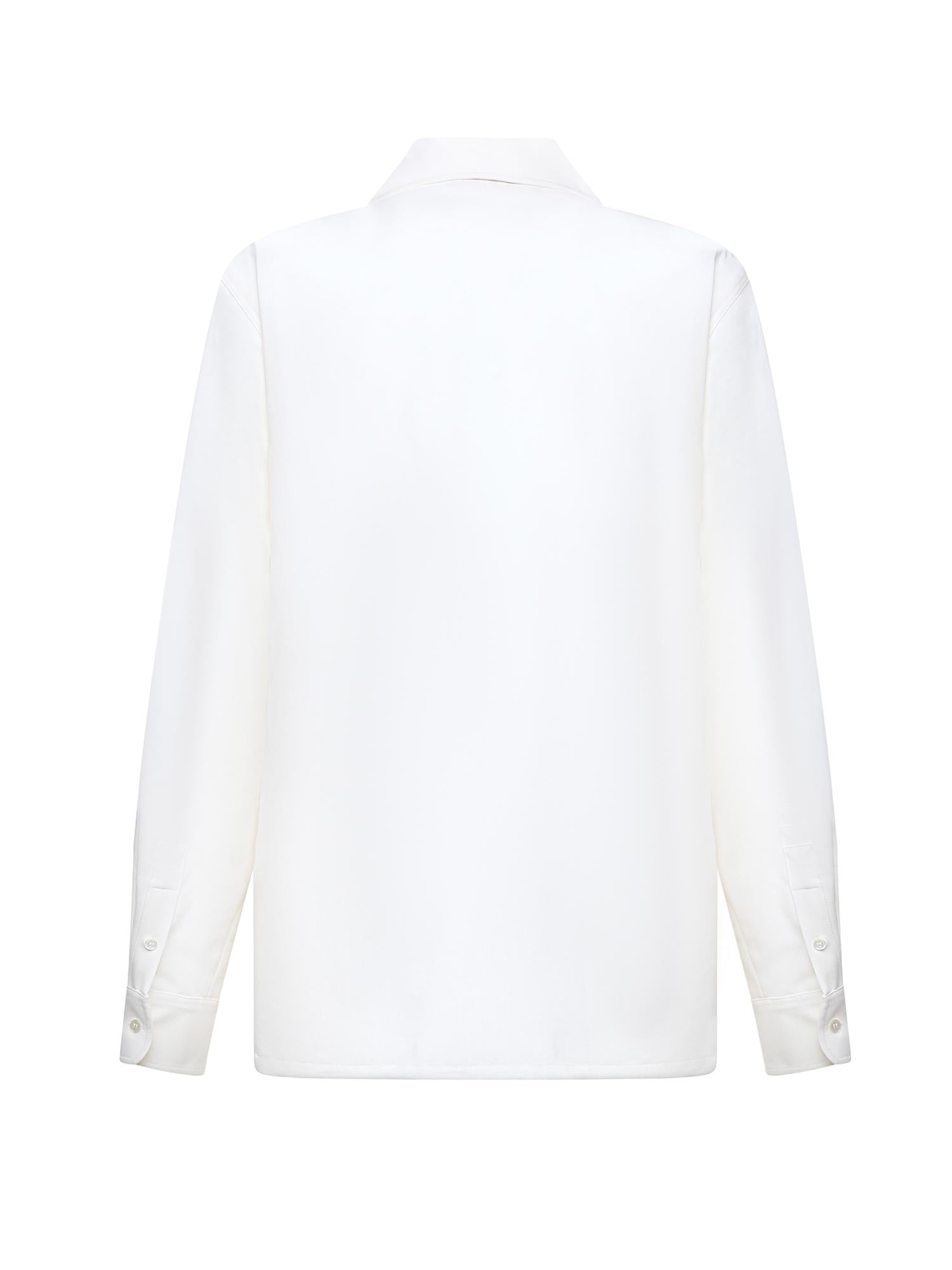 Camicia in fresco lana con ricamo CUMU0310S0 TW83900W01 MARNI 