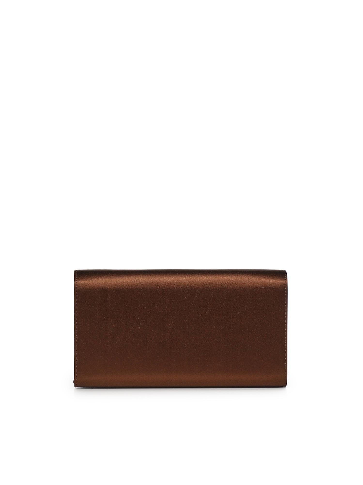 Pochette Efflorescence in raso RBWAMFD0209RS0 S801 ROGER VIVIER 
