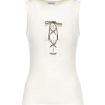 Tank top Cleo in misto cotone a coste 8117713 B7078 BURBERRY 