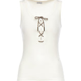 Tank top Cleo in misto cotone a coste 8117713 B7078 BURBERRY 