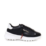 Sneakers raptor 1 in pelle<BR/> RAPTOR1 NAPPABLACK/WHITE GIULIANO GALIANO 