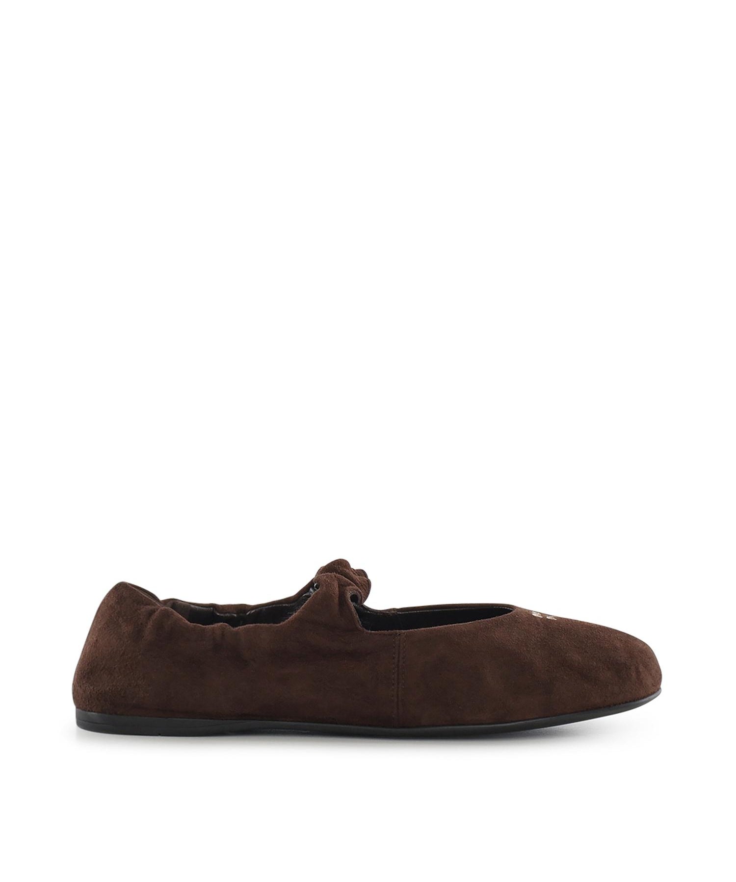 Ballerine Ruches in camoscio 5F340E 008F0003 MIU MIU 