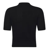Maglia stile polo con logo 105450 A2Q9Z99 PINKO 