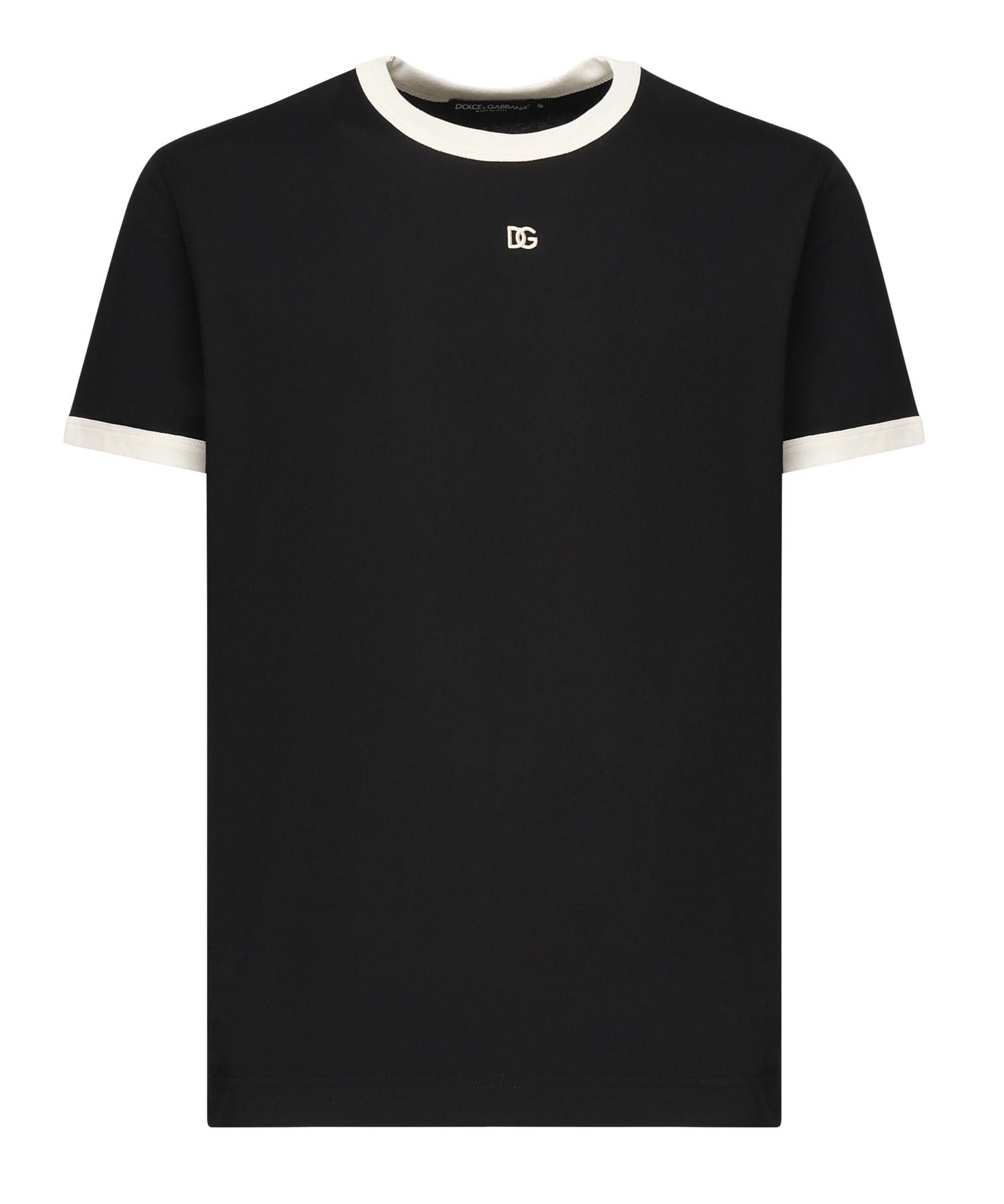 T-shirt in cotone con logo G8PV1Z G7PJ4N0000 DOLCE & GABBANA 