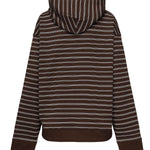 Felpa a righe con logo<BR/> MJL023 174VF0O7E MIU MIU 