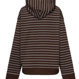Felpa a righe con logo<BR/> MJL023 174VF0O7E MIU MIU 