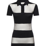 Polo a righe COPJS115F5028 BLACK COPERNI 