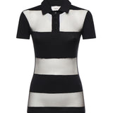 Polo a righe COPJS115F5028 BLACK COPERNI 