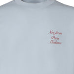 T-shirt Slogan Calligraphy in cotone KTS209CO002 LBE Drôle de Monsieur 