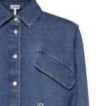 Camicia con cintura in denim S540Y1DX14 5140 LOEWE 