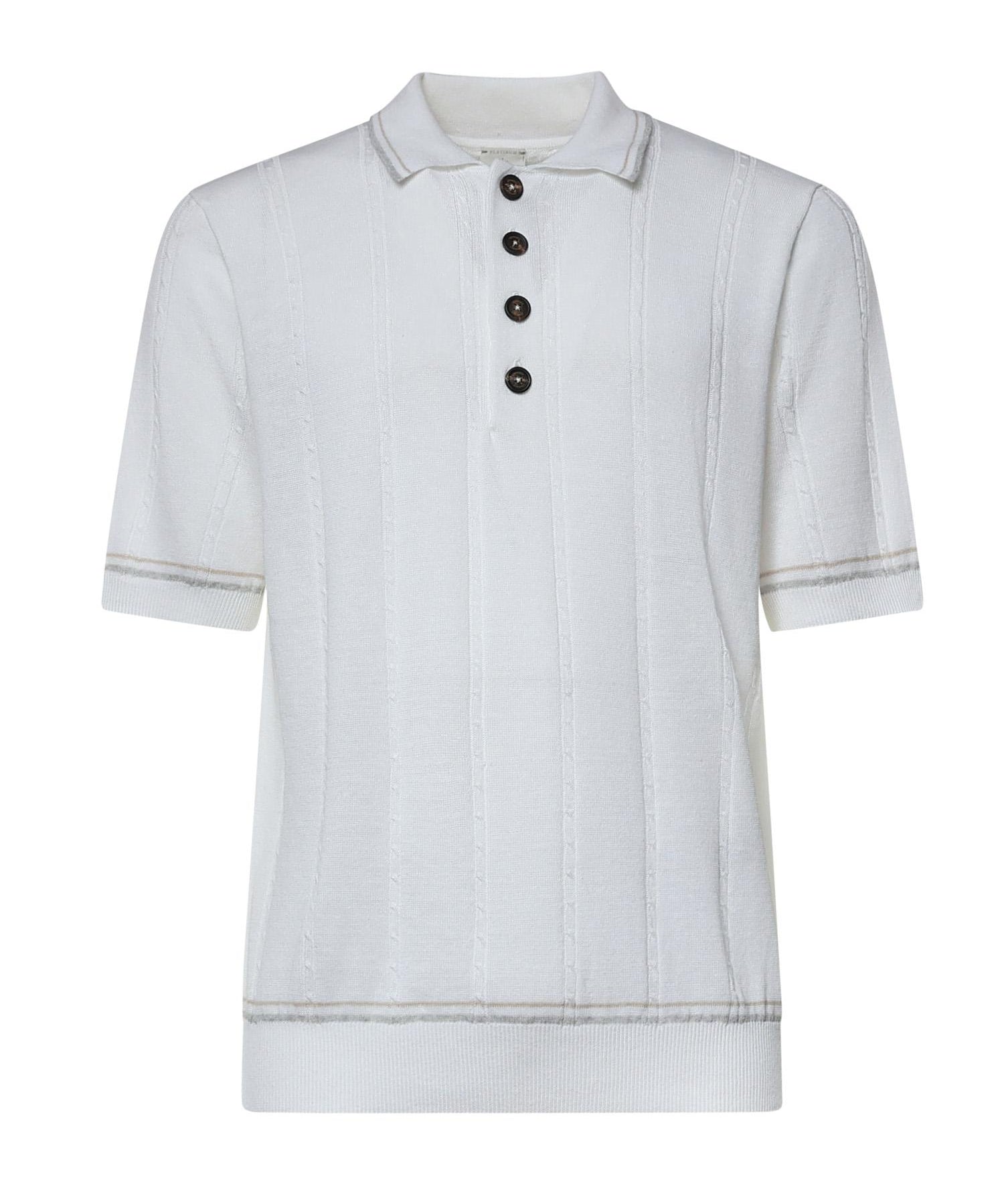 Polo in lino e cotone M76MAGM42MAG0M018 011302 ELEVENTY 