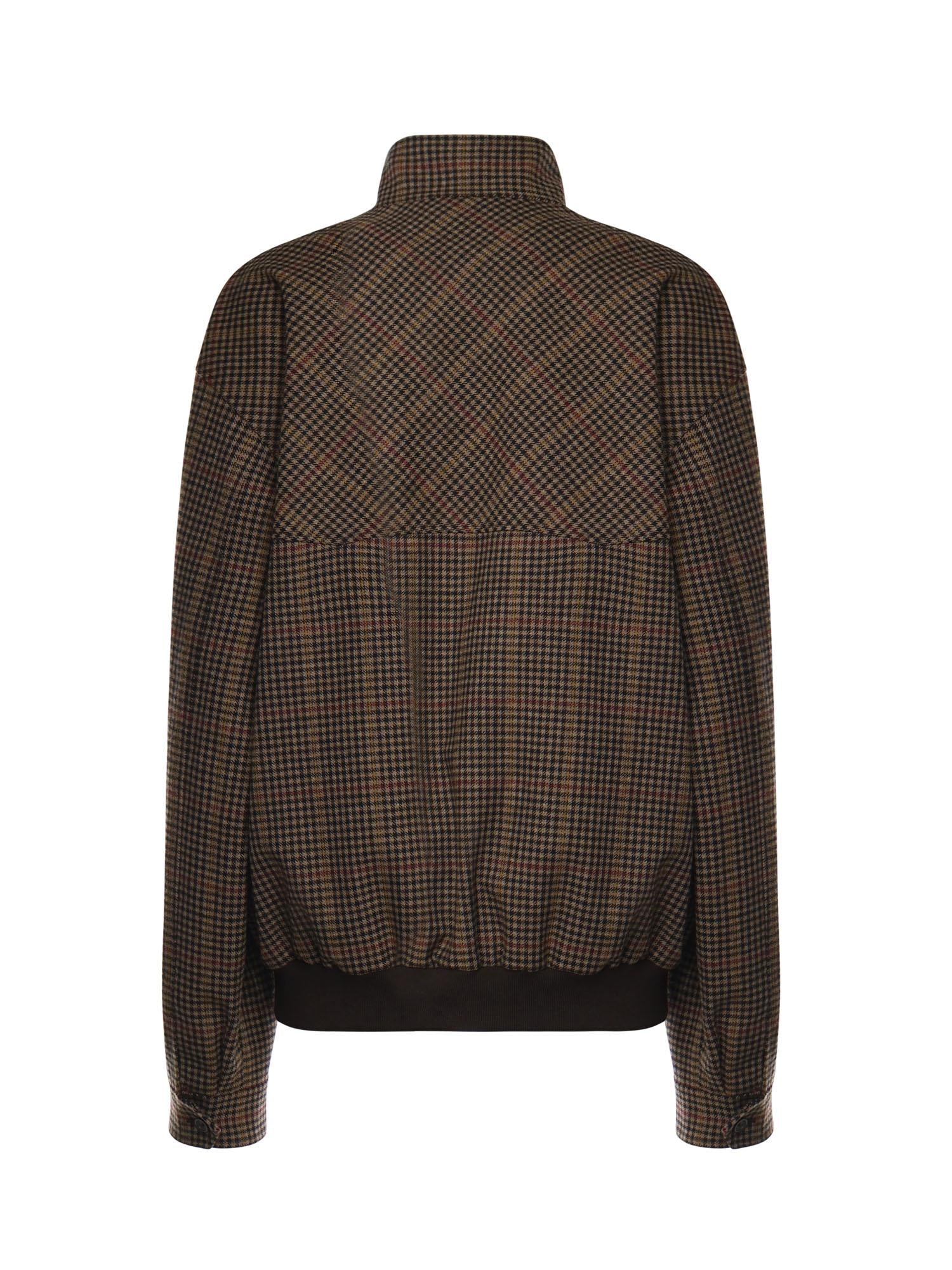 Blouson in Pied de poule check ML1261 181JF0040 MIU MIU 
