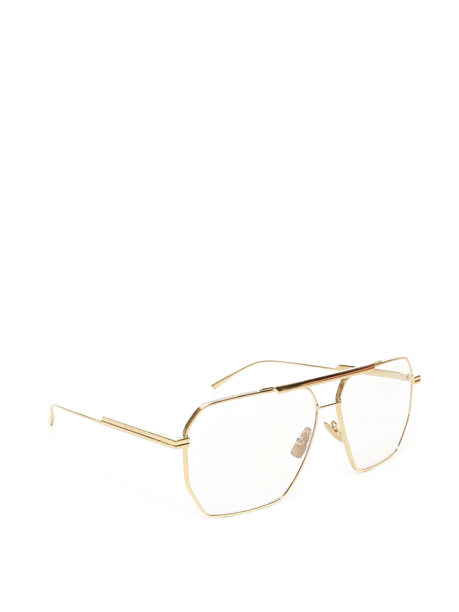 Occhiali da sole aviator classic<BR/> 590248 V44501419 BOTTEGA VENETA 