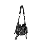 Borsa a spalla Y2K.002 FBBP70002 -NERO/NIKEL BIASIA 