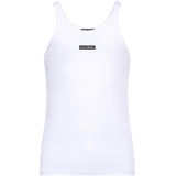 Canotta in cotone a coste G8PA8T G7P3IW0800 DOLCE & GABBANA 