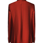 Giacca doppiopetto in mikado F29UUT FU116R0156 DOLCE & GABBANA 