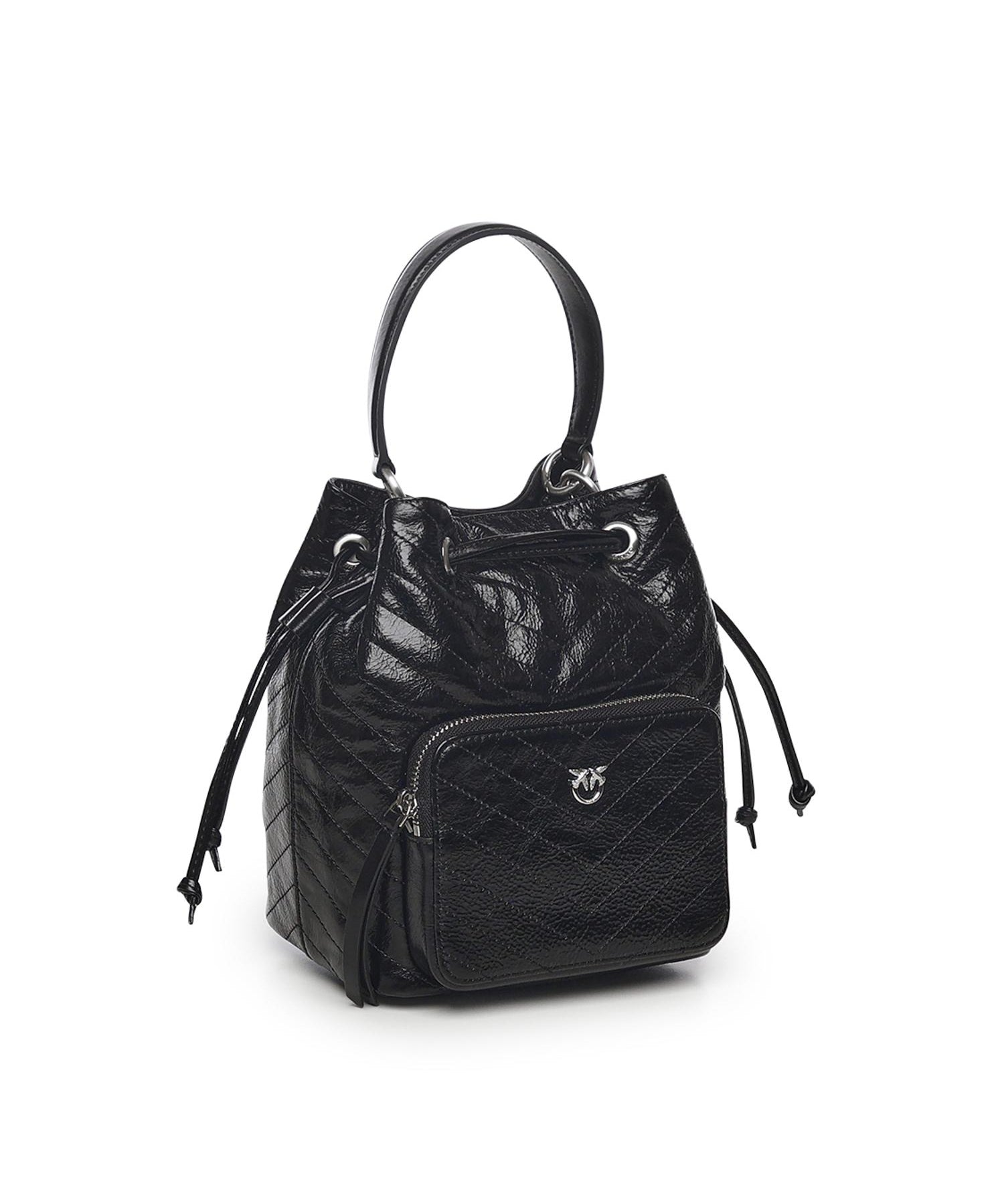 Borsa a mano piccola Cargo Bucket Bag in pelle 105112 A2JCZ99E PINKO 