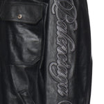 Overshirt in pelle con logo 856341 TRS131000 BALENCIAGA 