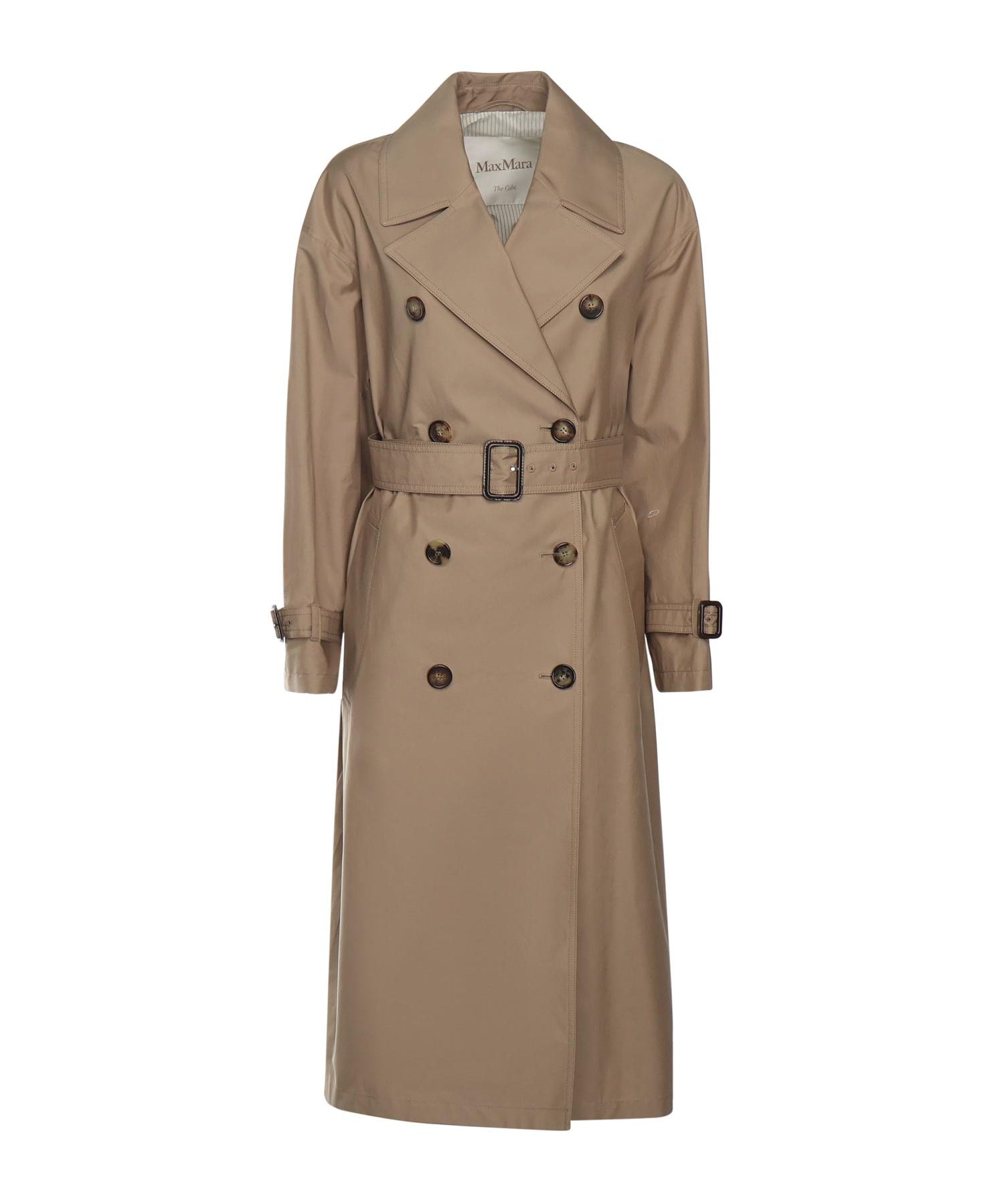 Trench lungo in twill di cotone 2529026034600 001 MAX MARA THE CUBE 