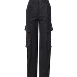 Pantaloni Batik AUW4CARGOP BLACK ALBERTO AUDENINO 