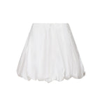 Minigonna balloon in popeline 105183 A2LDZ04 PINKO 