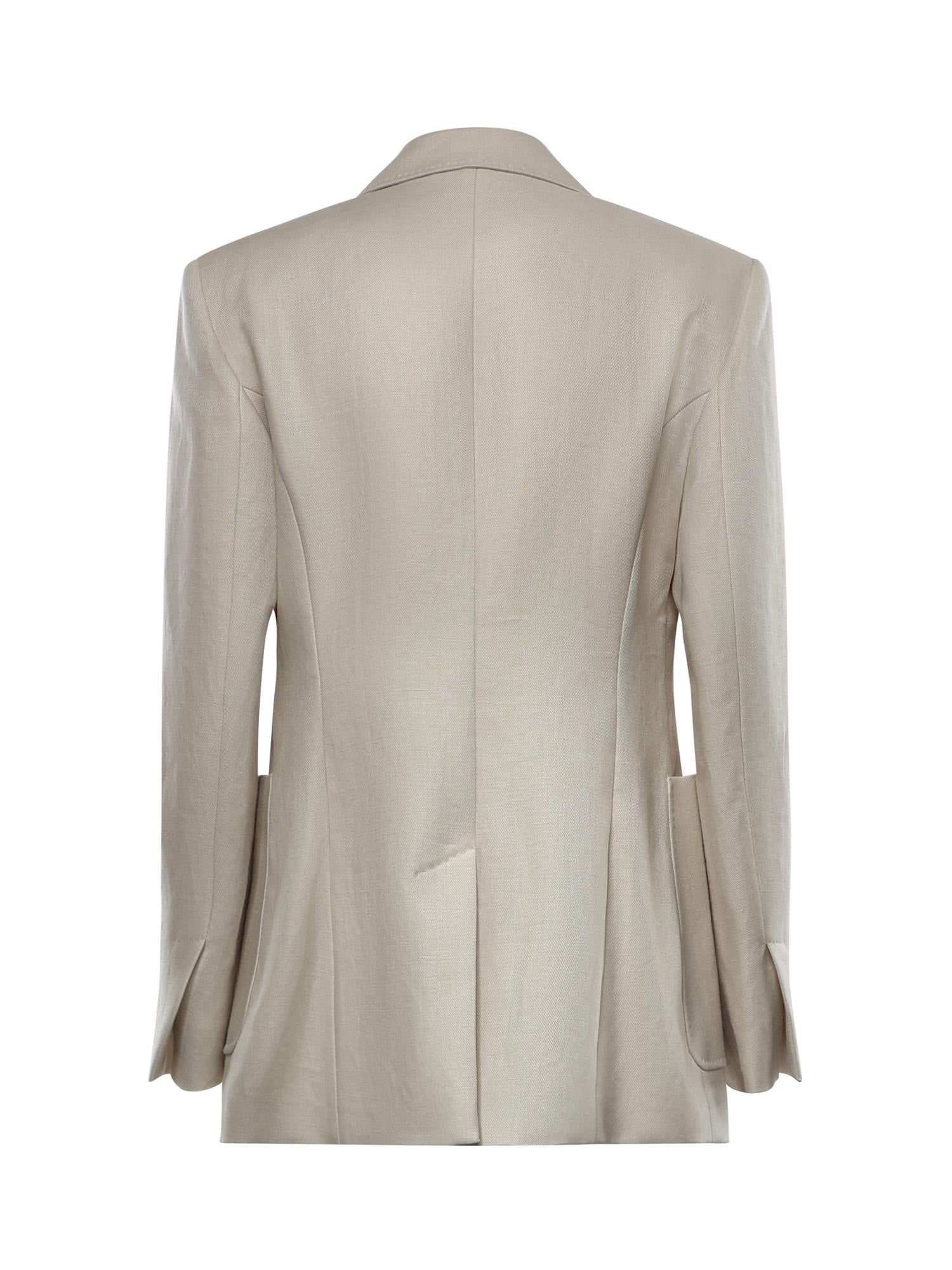 Blazer monopetto in lino 2611041052600 006 MAX MARA 