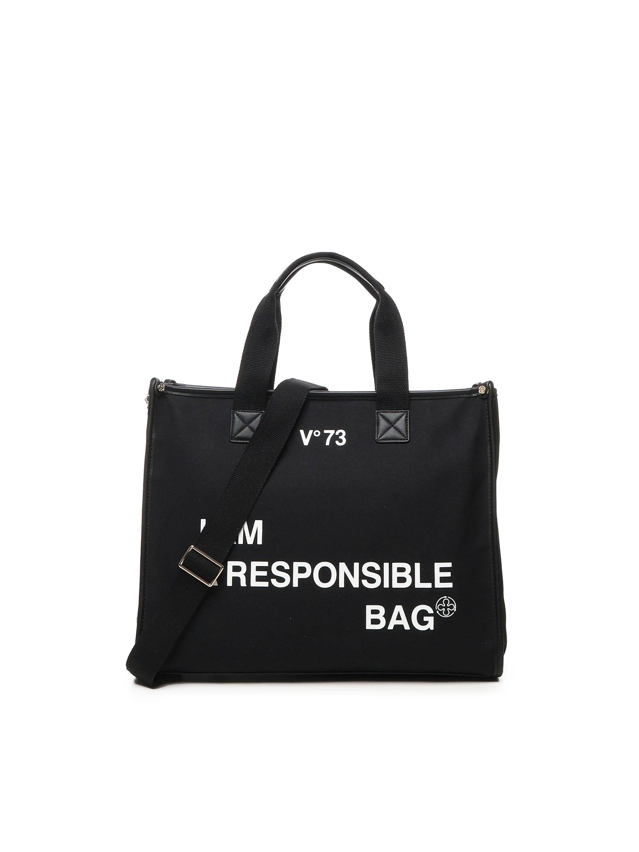 Borsa tote Responsability in cotone 73BS6AF01 RESPONSIBILITY BISNERO V° 73 