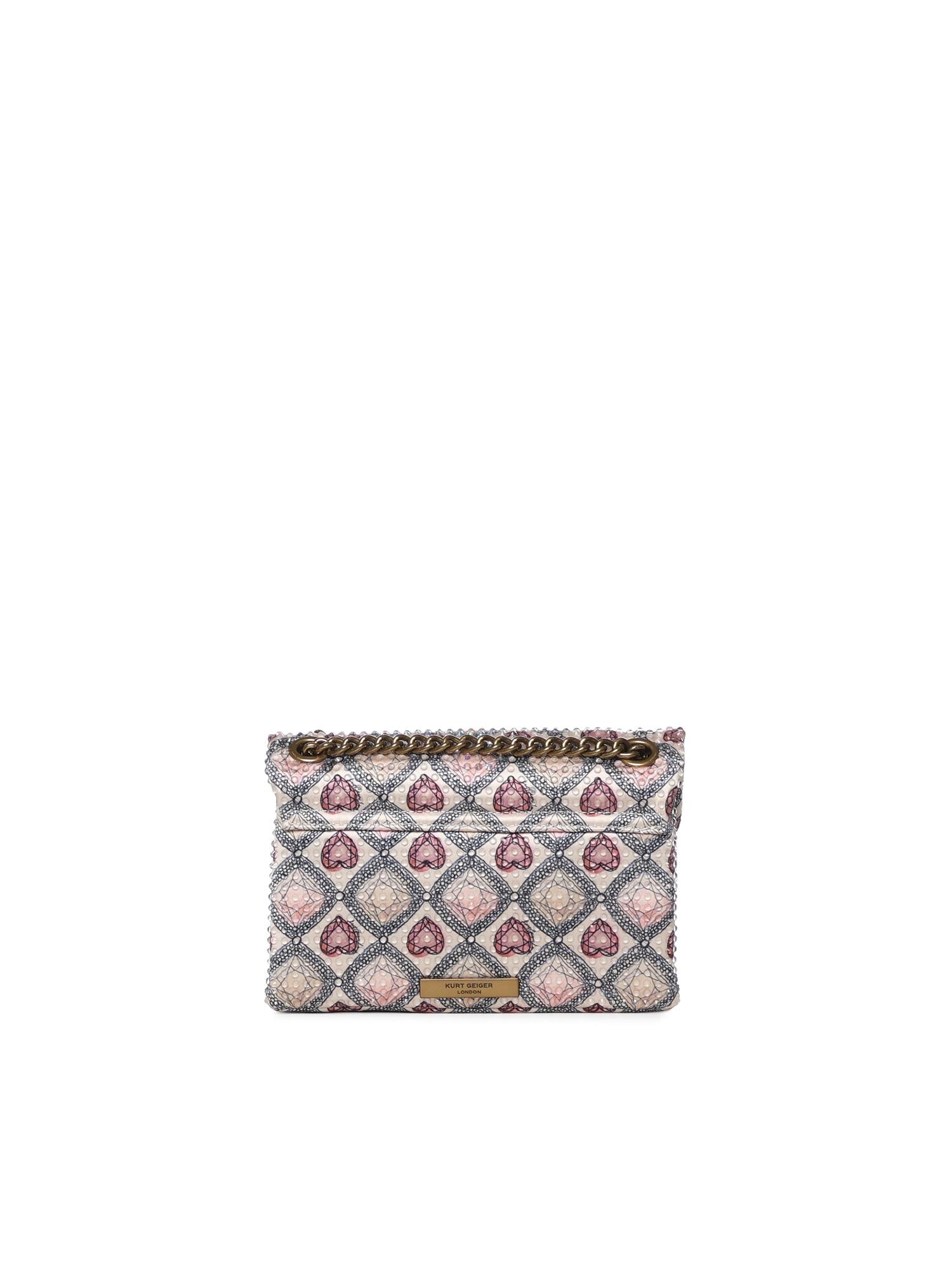 Mini bag Kensington con cristalli 5018143609 BEIGE KURT GEIGER 