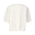 T-shirt cropped con ricamo logo 104257 A2F8Z05 PINKO 